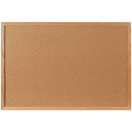 4 x 3' Cork Board with Oak Frame