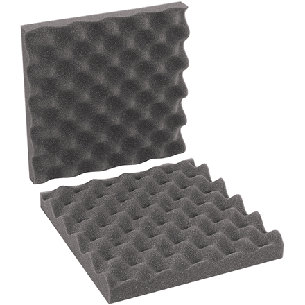 Convoluted Charcoal Foam Sets