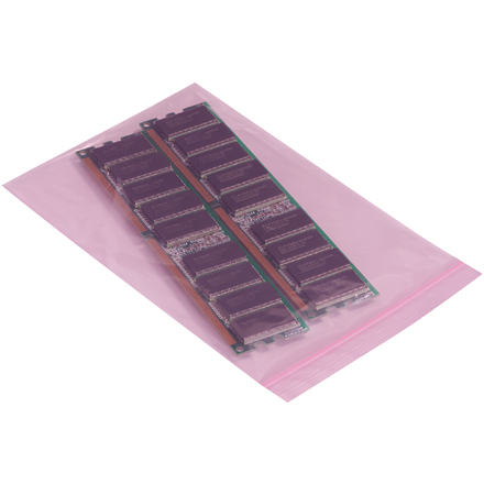 4 x 6" - 2 Mil Anti-Static Reclosable Poly Bags