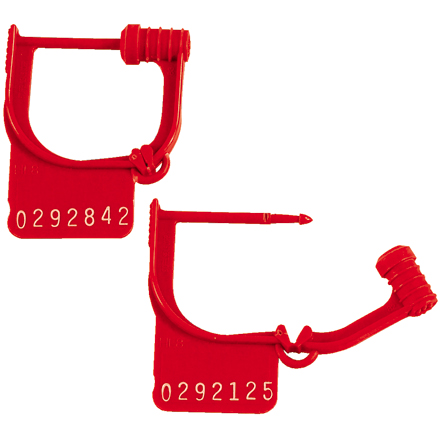 Red Easy Lock Seals