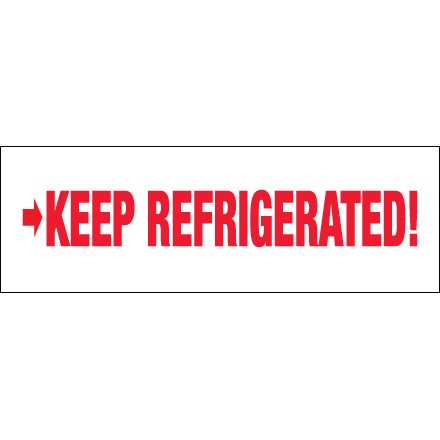 Tape Logic<span class='rtm'>®</span> Pre-Printed - Keep Refrigerated