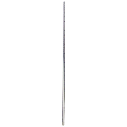 63" Chrome Poles for Security Carts